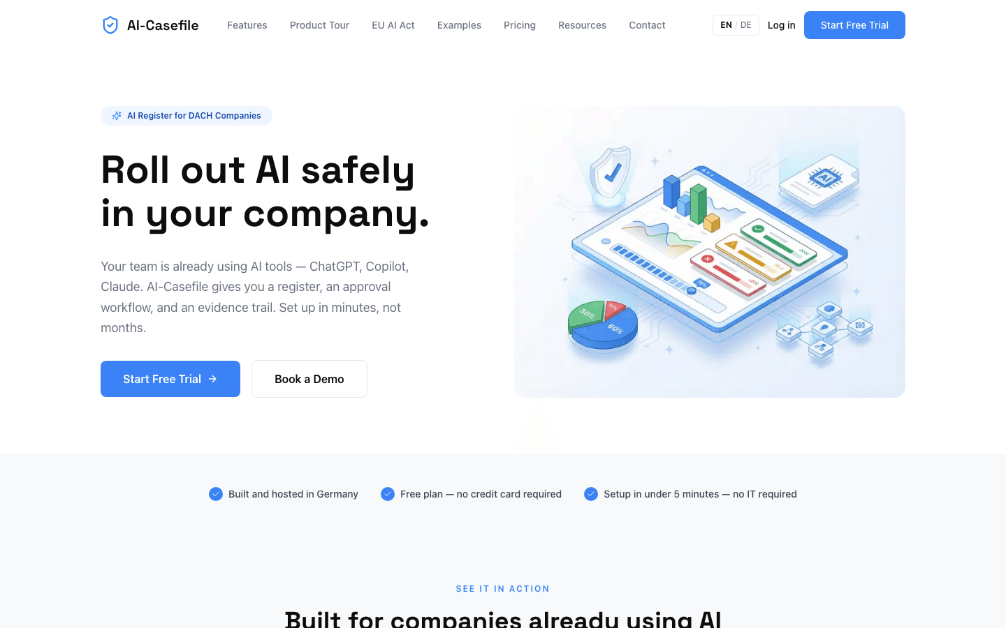 AI Casefile Screenshot